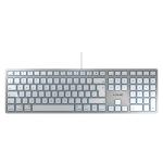 Cherry KC6000 Wired Mac Slim Keyboard Silver Ref JK-1610GB-1 147881