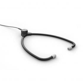 Philips Stethoscope Headphones for Transcription Lightweight Durable 3M Cable Charcoal Ref ACC0232 148218