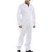 Click Workwear Cotton Drill Boilersuit Size 34 White Ref CDBSW34 *Up to 3 Day Leadtime*