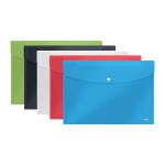 Rexel Choices Popper Wallet Press Stud A4 plus Astd Ref 2115672 [Pack 5] 149117