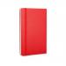 Moleskine Large Ruled Hardcover 240Pg 130x210mm Scarlet Red Ref QP060R
