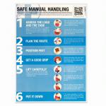 Safe Manual Handling Guidance Poster - Laminated 149489