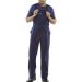 Click Workwear Bib & Brace Cotton Drill Size 32 Navy Blue Ref CDBBN32 *Up to 3 Day Leadtime*