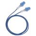 Howard Leight Fusion Detectable Regular Earplugs Attached Cord Blue Ref FDL *Up to 3 Day Leadtime*