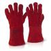 Click2000 Red Welders Gauntlet 14inch Cat 2 Red Ref C2W [Pack 60] *Up to 3 Day Leadtime*