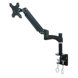 Cheap Stationery Supply of Acava Desk Mount Gas Spring Monitor Arm Single Swivel and Tilt Black AVA12S Office Statationery