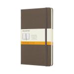 Moleskine Large Ruled Hardcover 240Pg 130x210mm Earthbrown Ref QP060P14 150353