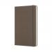 Moleskine Large Ruled Hardcover 240Pg 130x210mm Earthbrown Ref QP060P14