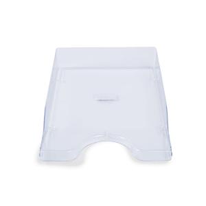 Glass Clear Letter Tray High-Impact Polystyrene for A4Foolscap