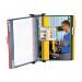 Tarifold A4 Wall Display System with 10 Assorted Pockets 150648