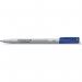 STAEDTLER Non- Permanent OHP Marker Medium Felt tip Blue Pack of 10 150699