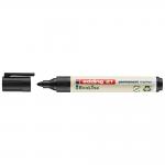 Edding 21 Ecoline Climate Neutral Bullet Tipped Permanent Marker Black 4-21001 Pack x 10 150728