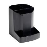Exacompta Forever Pen Pot Recycled Plastic W90xD123xH111mm Black Ref 675014D 151550