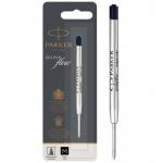 Parker Quink Ballpoint Pen Refill Cartridge Medium Nib Black Ref 1950369 [Packed 12] 151810