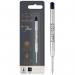 The image shows a collection of sleek and elegant Parker brand pens and refills, including the popular Quink Ballpoint Pen Refill Cartridge. The medium nib is a rich and bold black color. This set comes packaged with 12 pen refills.