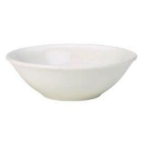 GENWARE Oatmeal Bowl Vitrified Porcelain 16cm White Pack of 6 151900