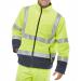 B-Seen Hi-Vis Two Tone Fleece Jacket XL Saturn Yellow/Navy Ref BD231SYNXL *Up to 3 Day Leadtime*