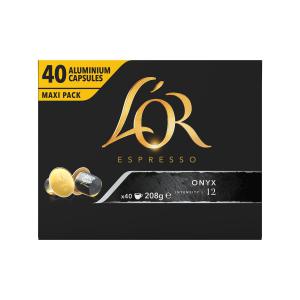 Lor Espresso Onyx Capsules for Lucente PRO Coffee Machine Ref 4019265