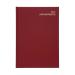 5 Star Office 2021 Appointment Diary Day to Page Casebound and Sewn Vinyl Coated Board A4 297x210mm Red