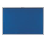 Nobo EuroPlus Felt Noticeboard with Fixings and Aluminium Frame W900xH600mm Blue Ref 30230174 153038