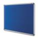 Nobo EuroPlus Felt Noticeboard with Fixings and Aluminium Frame W900xH600mm Blue Ref 30230174