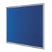 Nobo EuroPlus Felt Noticeboard with Fixings and Aluminium Frame W1200xH900mm Blue Ref 30230175