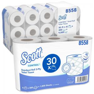 Scott Control Small Roll TT 3 Ply pk30 153203