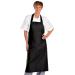 Click Workwear Chefs Bib Apron Black 32x40in Ref CCCBABL34X40 *Up to 3 Day Leadtime*