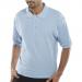 Click Workwear Polo Shirt Polycotton 200gsm L Sky Blue Ref CLPKSSL *Up to 3 Day Leadtime*