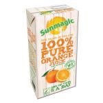 Sunmagic Pure Orange Juice Drink From Concentrate Tetra Pak Slim Carton 1 Litre Ref 471011 [Pack 12] 153661