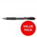 Pilot G207 Gel R/ball Pen Retractable 0.7mm Tip 0.39mm Line Black 3131910516460 [Pack 20] [20 For 16] 
