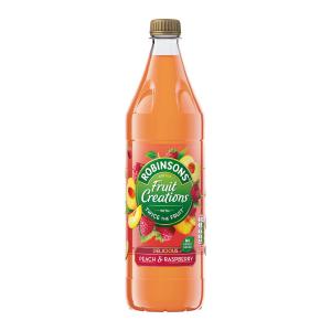 Robinsons Creation Squash No Added Sugar 1 Litre Peach & Raspberry