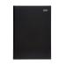 5 Star Office 2021 Diary Day to Page Casebound and Sewn Vinyl Coated Board A4 297x210mm Black