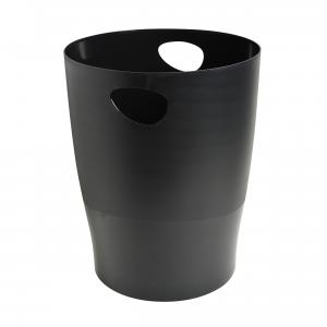 Exacompta Forever Waste Bin Recycled Black Each 153996