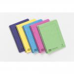 Europa Notebook Sidebound Twinwire 90gsm Ruled Micro Perf 120pp A5 Assorted Colours C Ref 3155Z [Pack 10] 154180