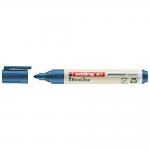 Edding 21 Ecoline Climate Neutral Bullet Tipped Permanent Marker Blue 4-21003 Pack x 10 154383