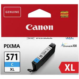 Click to view product details and reviews for Canon Cli 571xl Ink Cartridge Page Life 375pp 11ml Cyan Ref 0332c001.