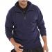 Click Workwear Sweatshirt Quarter Zip 280gsm 3XL Navy Blue Ref CLQZSSN3XL *Up to 3 Day Leadtime*