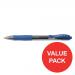 Pilot G207 Gel R/ball Pen Retractable 0.7mm Tip 0.39mm Line Blue 3131910516477 [Pack 20] [20 For 16] 