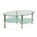 Trexus Berlin Coffee Table With Shelves Chrome Legs Ref FR000001