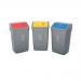Addis Recycling Bin Kit With 3 Lids 155628