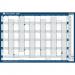 Sasco 2024 Vertical Year Wall Planner with wet wipe pen & sticker pack, Blue, Poster Style 2410219 [Each] 155629