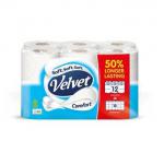 Velvet Comfort 12 Longer Rolls [Pack 12] 155633