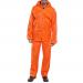 B-Dri Weatherproof Suit Nylon Jacket and Trouser 5XL Orange Ref NBDSOR5XL *Up to 3 Day Leadtime*