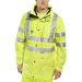 B-Seen High Visibility Carnoustie Jacket 2XL Saturn Yellow Ref CARSYXXL *Up to 3 Day Leadtime*