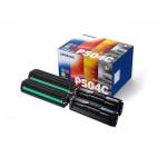 Samsung CLT-P504C Toner Carts Page Life Black 2500pp/1800pp Cyan/Mag/Yellow Ref CLT-P504C [Pack 4] 156053