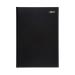 5 Star Office 2021 Diary Week to View Casebound and Sewn Vinyl Coated Board A4 297x210mm Black