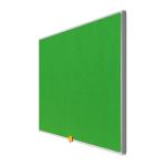 Nobo Impression Pro Widescreen Felt Notice Board 710x400mm Green Ref 1915424 156413
