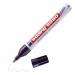 The image shows a pack of 10 Edding Specialist Markers, specifically the Edding Security UV Marker e-8280. The markers have a sleek design and are all black in color. Each marker has the Edding logo on the side and a cap to protect the tip. The pack is compact and easy to carry.