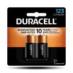 Duracell 123 Batteries CR17345 High Power Ultra 3V Lithium Pack of 2 156737